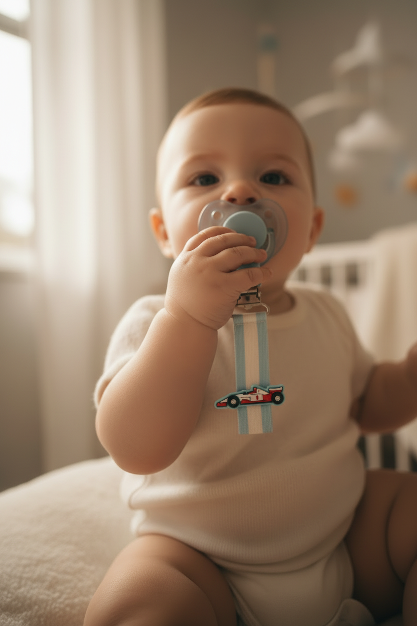 Baby met F1 speenclip